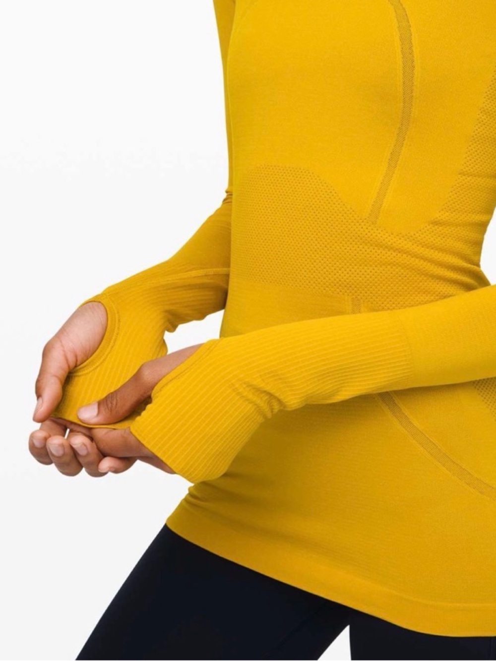 Lululemon Swiftly Tech Long Sleeve Crew 
Honeycomb / Honeycomb 6 - Picture 4 of 8